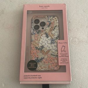 Kate spade I phone 13 pro case brand new with flowers